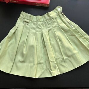 Bershka Light Green Skirt